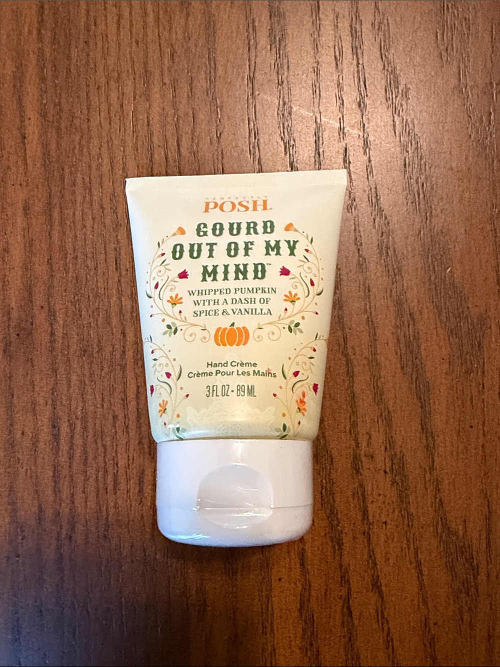 Posh Gourd Out of My Mind Whipped Pumpkin Hand Crème - Cream & White